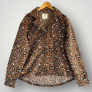 Stylish Leopard Print Jacket